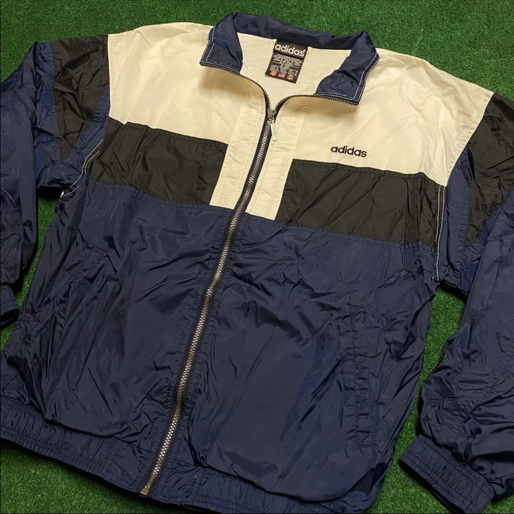 Vintage 90s adidas windbreaker jacket